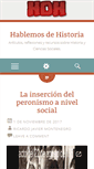Mobile Screenshot of hablemosdehistoria.com